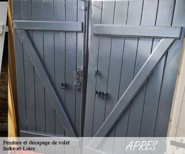 Peinture et décapage de volet Indre-et-Loire