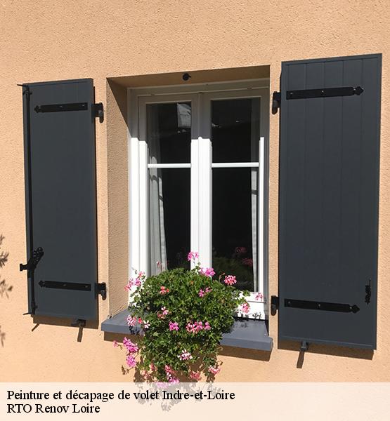 Peinture et décapage de volet Indre-et-Loire