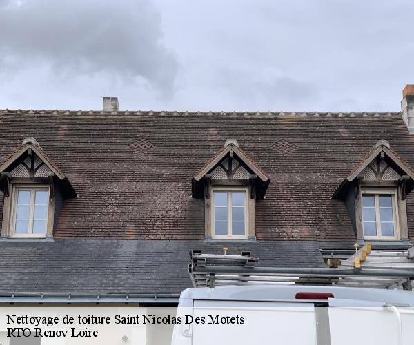 Nettoyage de toiture saint-nicolas-des-motets-37110 M. Coteux