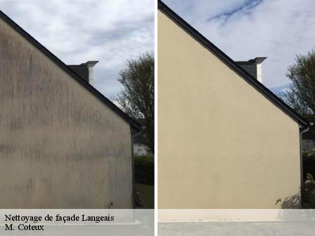 Nettoyage de façade  langeais-37130 M. Coteux