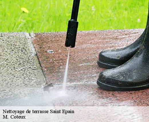 Nettoyage de terrasse  saint-epain-37800 M. Coteux