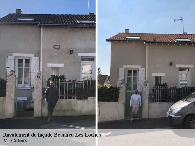 Ravalement de façade  beaulieu-les-loches-37600 M. Coteux