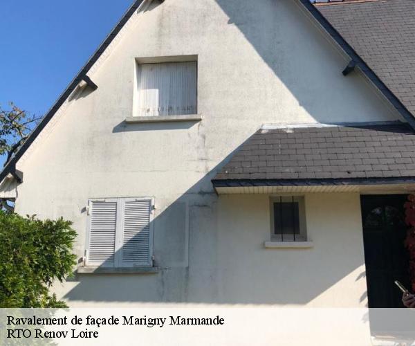 Ravalement de façade  marigny-marmande-37120 M. Coteux